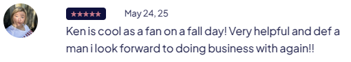 Customer review from March 2025