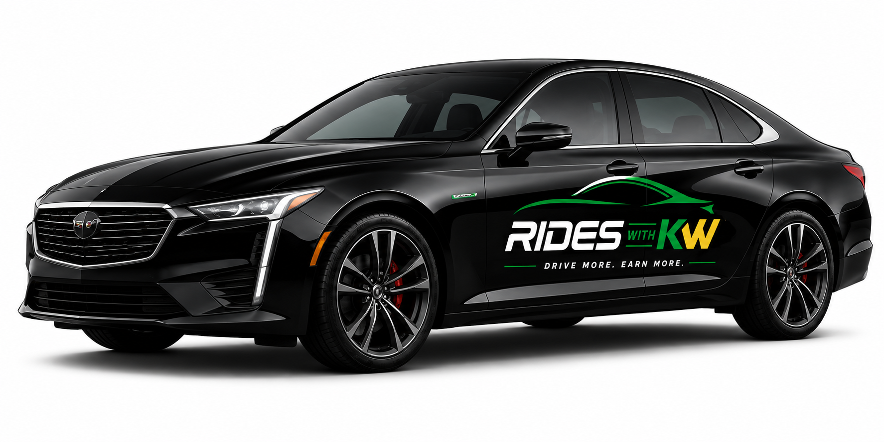 Black Rides With KW branded vehicle
